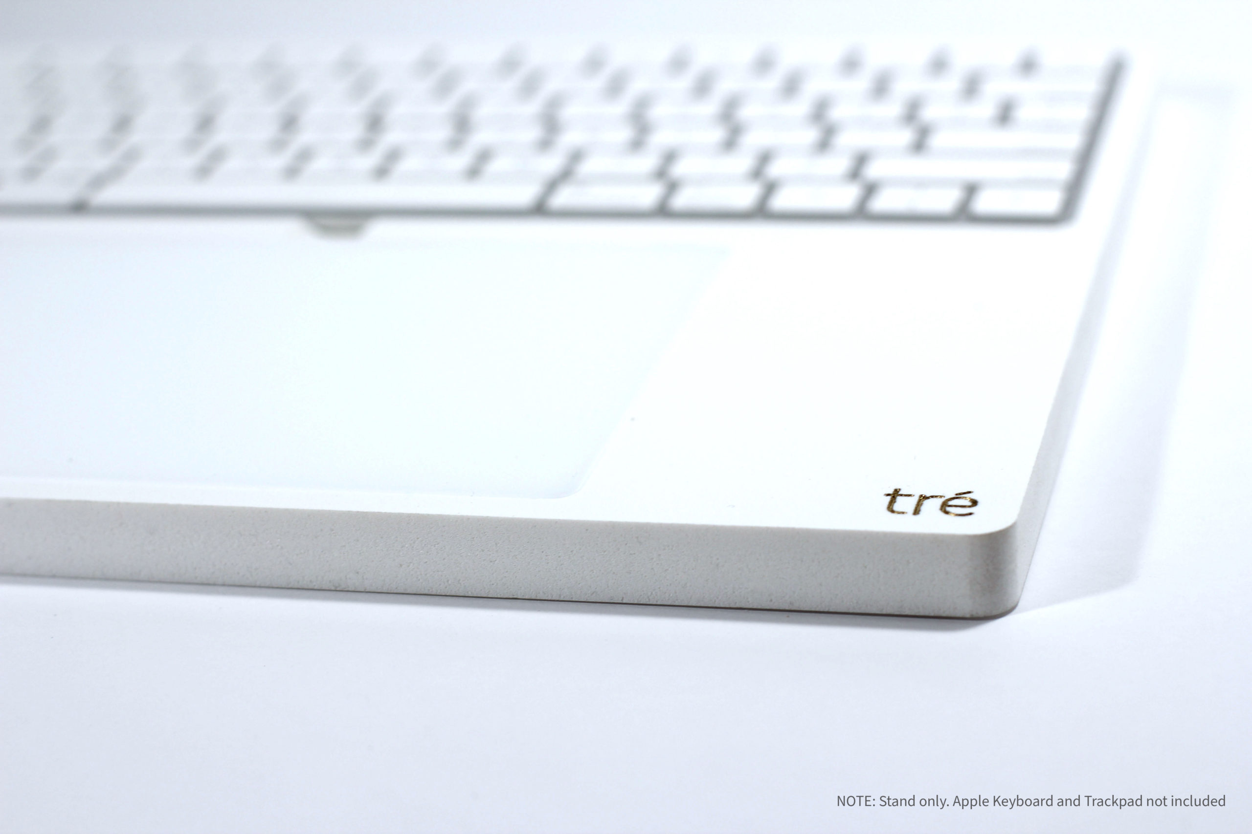 The tré (white) | Apple Magic Trackpad 2 and Keyboard Tray Dock