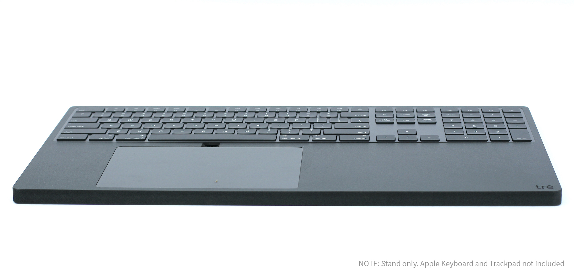 apple keyboard with numeric keypad and trackpad