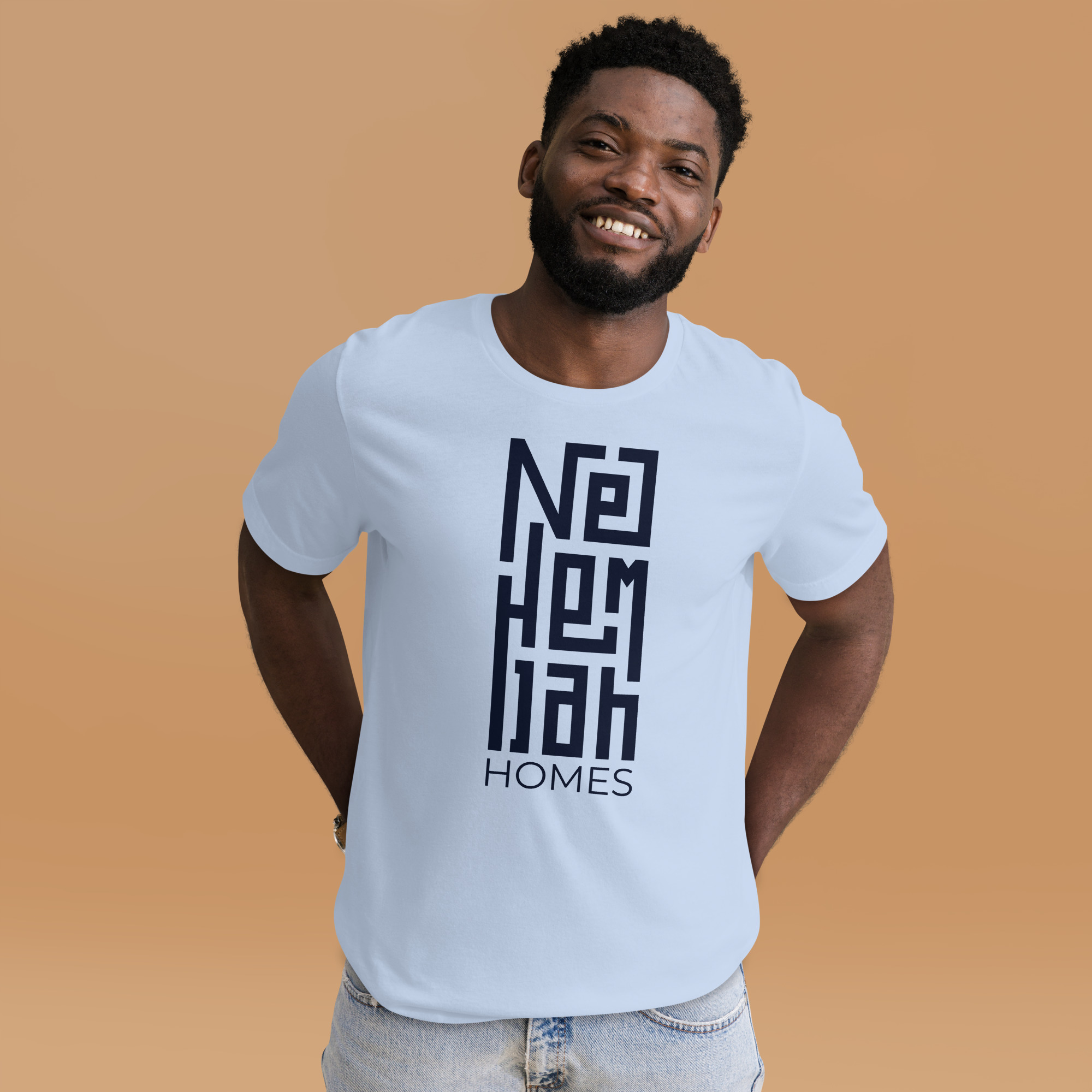 Nehemiah Homes Vert Logo - Unisex t-shirt - Image 2
